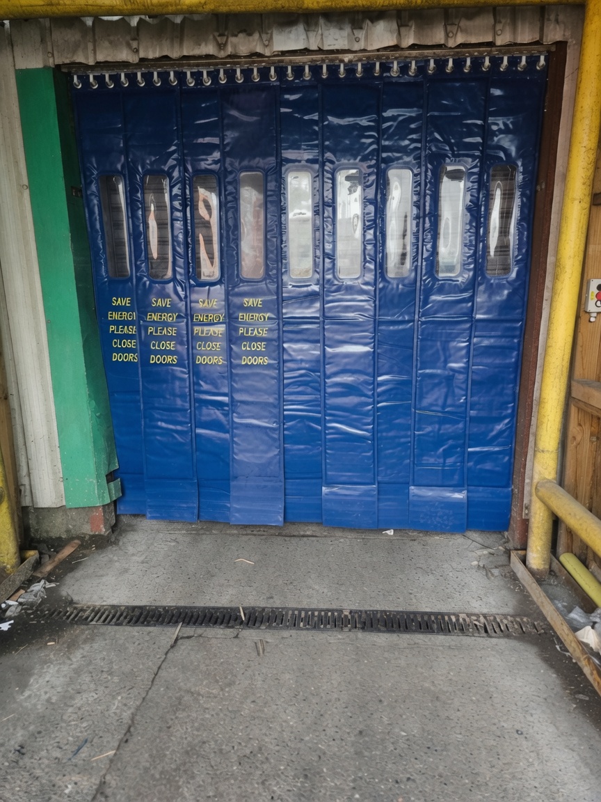 Clear strip curtain replacement